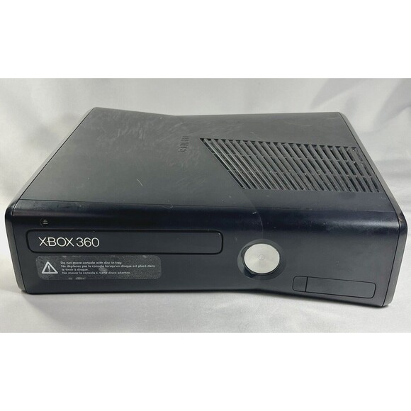 Xbox 360 Slim Black Console Kinect Bundle Tested NO Hard Drive - Picture 4 of 16